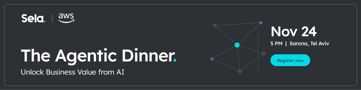 agentic ai dinner with sela and aws